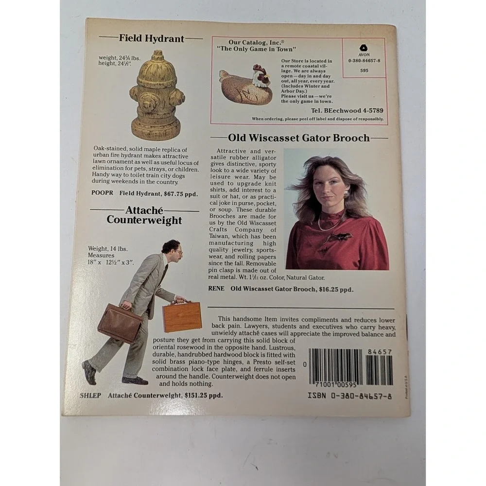 Vintage 1983 More Items From Our Catalog Alfred Gingold PB Avon Humor Satire